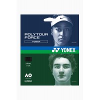 SET DE CORDA YONEX POLYTOUR FORCE 1.25 - PRETO SET DE CORDA YONEX POLYTOUR FORCE 1.25 - PRETO